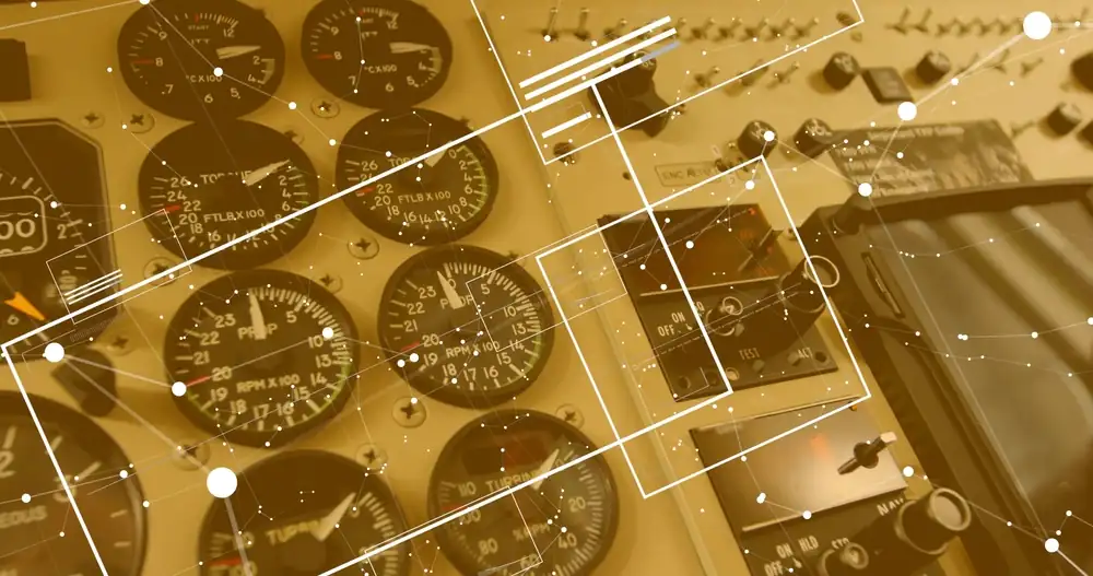 Close-up of aircraft cockpit instruments illustrating the transition from Private Pilot Licence to Commercial Pilot Licence under Canadian Aviation Regulations
