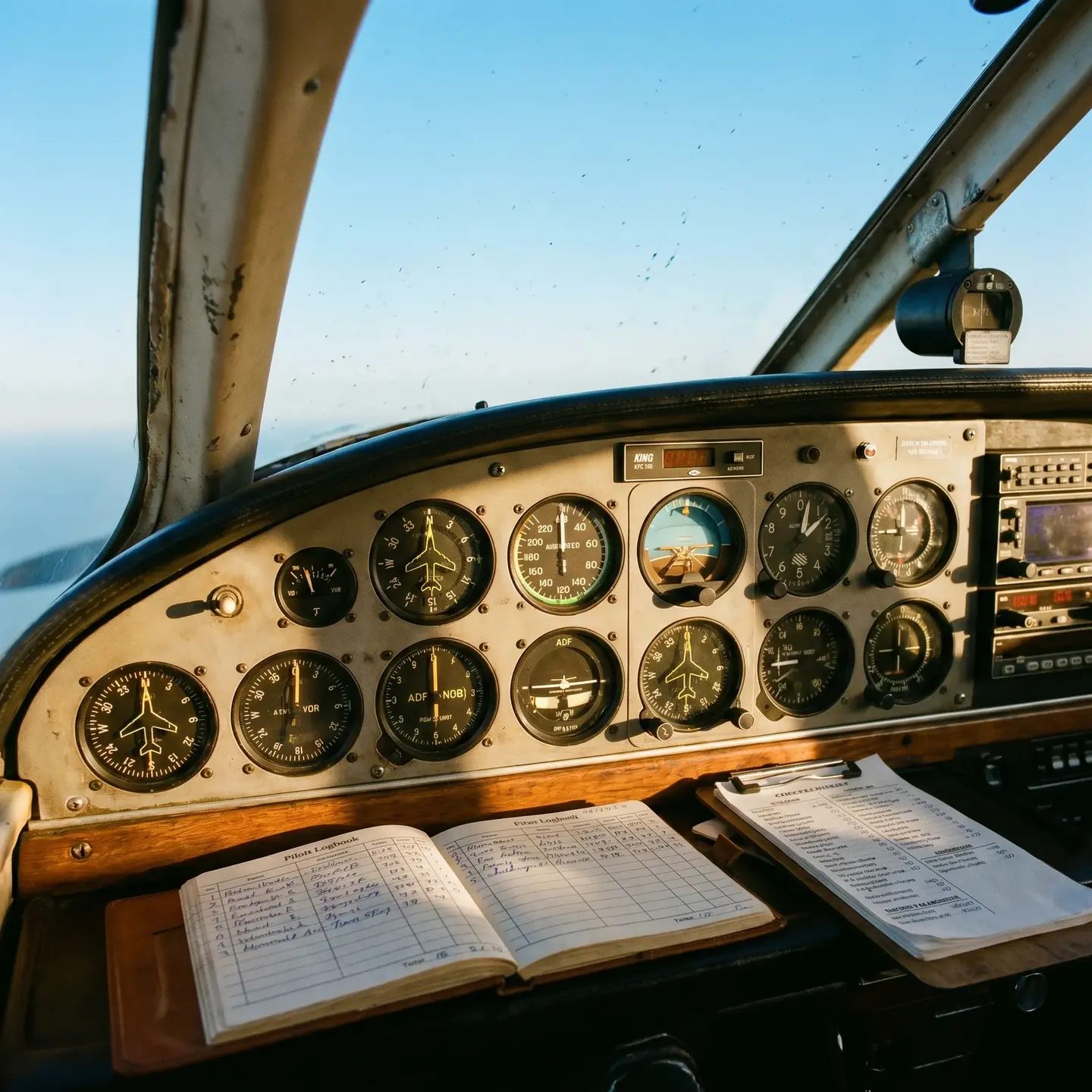 IFR instruments in single engine cockpit
