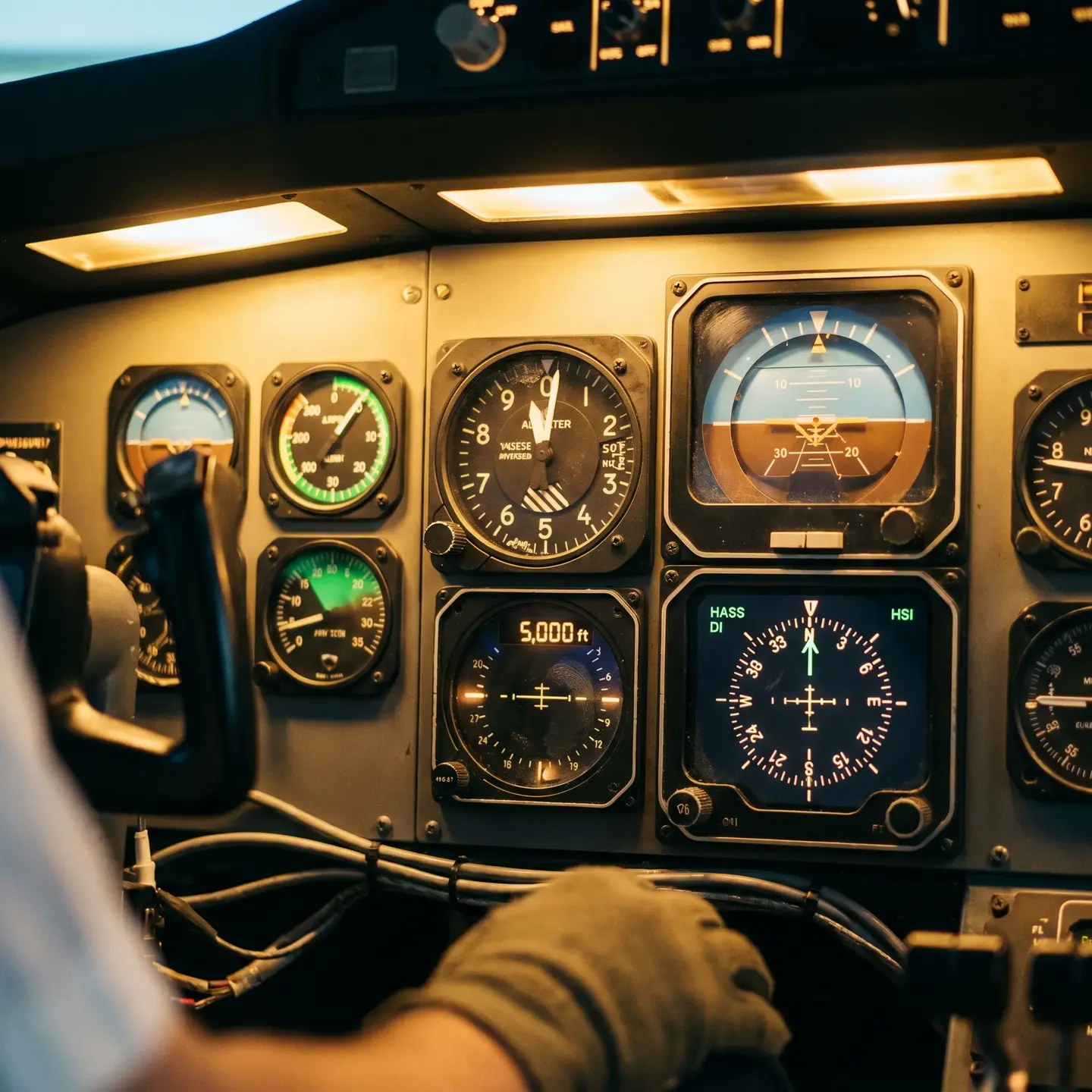 Cockpit instrumentation focus
